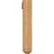 Ekena Millwork Thorton Arts and Crafts Smooth Bracket w/ Offset Brace, Western Red Cedar, 5 1/2"W x 32"D x 32"H BKT0604X32X32THR03SWR - alternate 4
